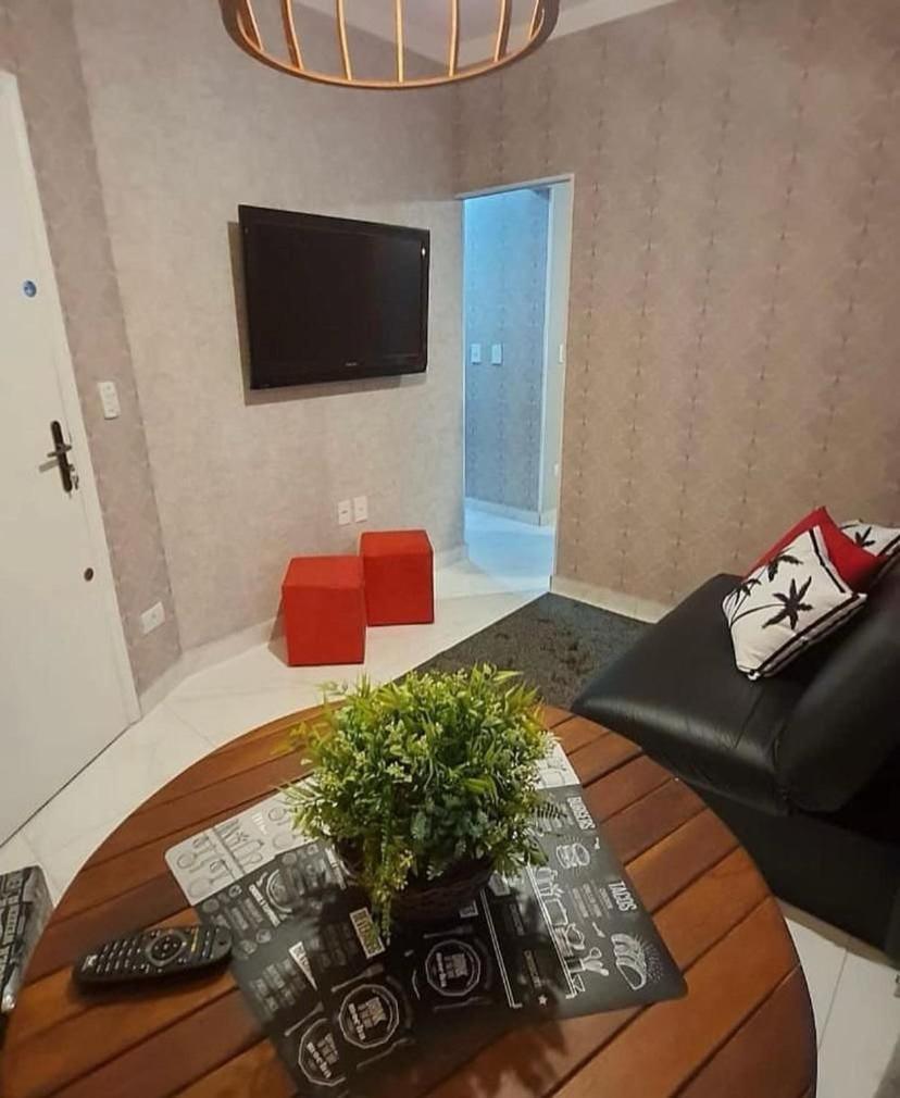 113 Canto Do Forte - 1Dorm - 200 M Da Praia E 20M Dos Bares E Restaurantes - Estacionamento Gratuito E Wi Fi , Tv A Cabo Praia Grande  Exteriér fotografie
